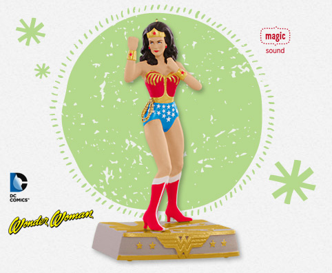 Lynda Carter as Wonder Woman Keepsake Ornament by Kristina Gaughran