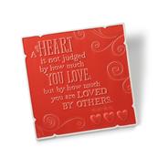 A Heart Is Not Judged— Ceramic Tile