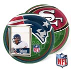 Personalized NFL plates
