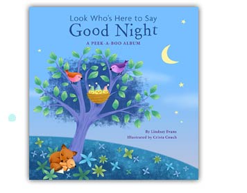 Look Who&rsquo;s Here to Say Good Night Peek-a-Boo Album