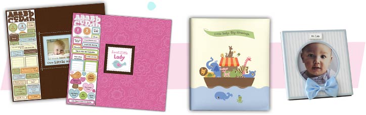Boy and Girl Instant Scrapbook Kits
