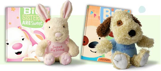 Big Bro and Sis coordinating plush
