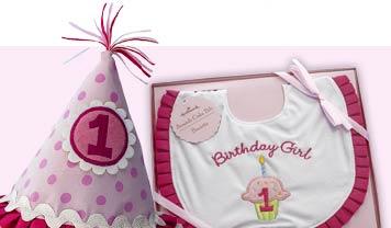 First Birthday Hats and Bibs 