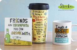 Shoebox humor gifts