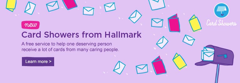 Card Showers from Hallmark